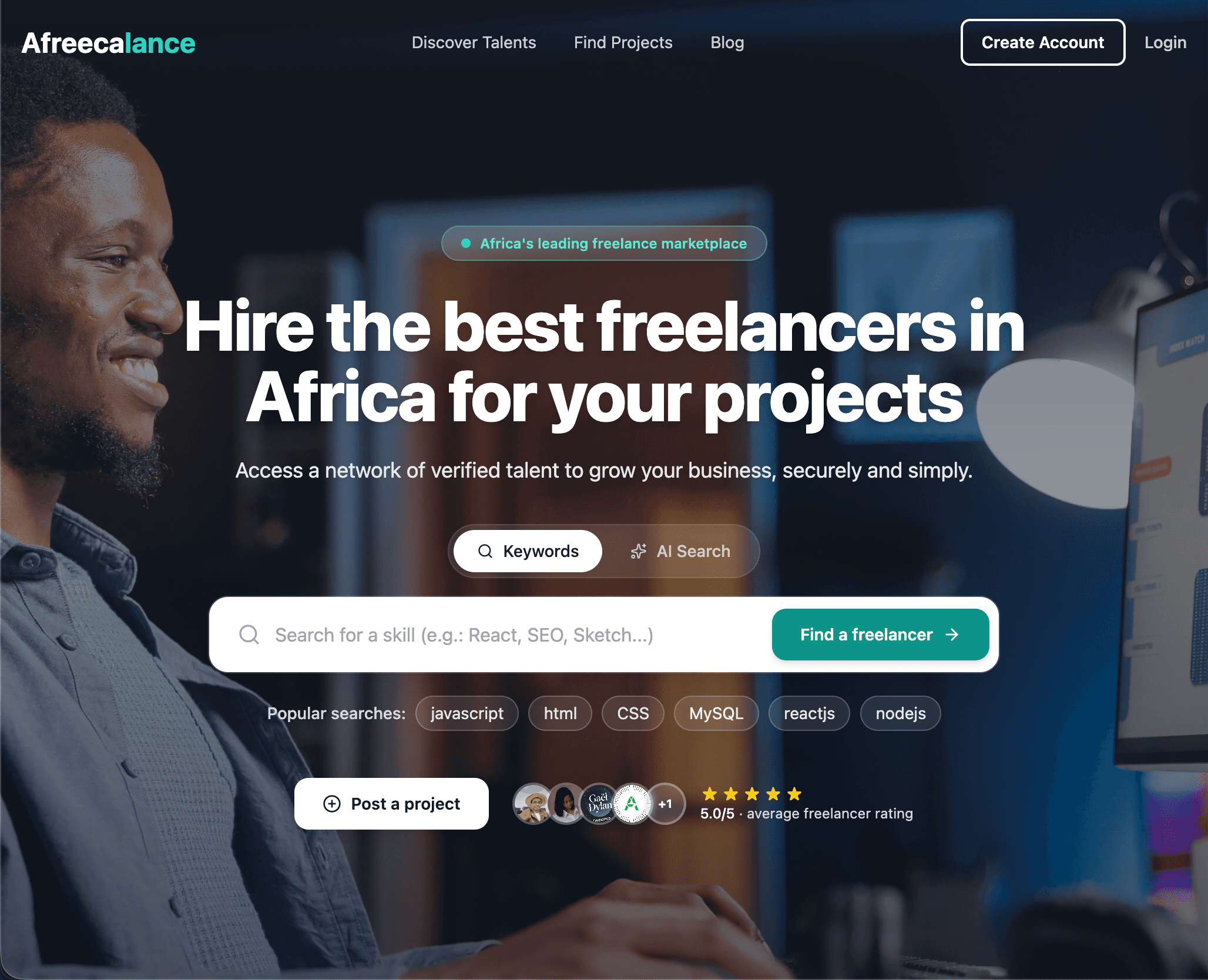 Afreecalance — Africa's freelance marketplace